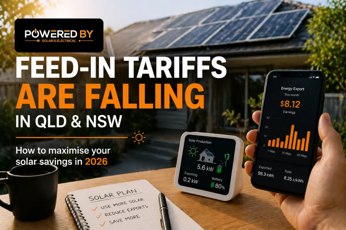 Feed-in Tariffs Are Falling in QLD & NSW: How to Maximise Your Solar Savings in 2026