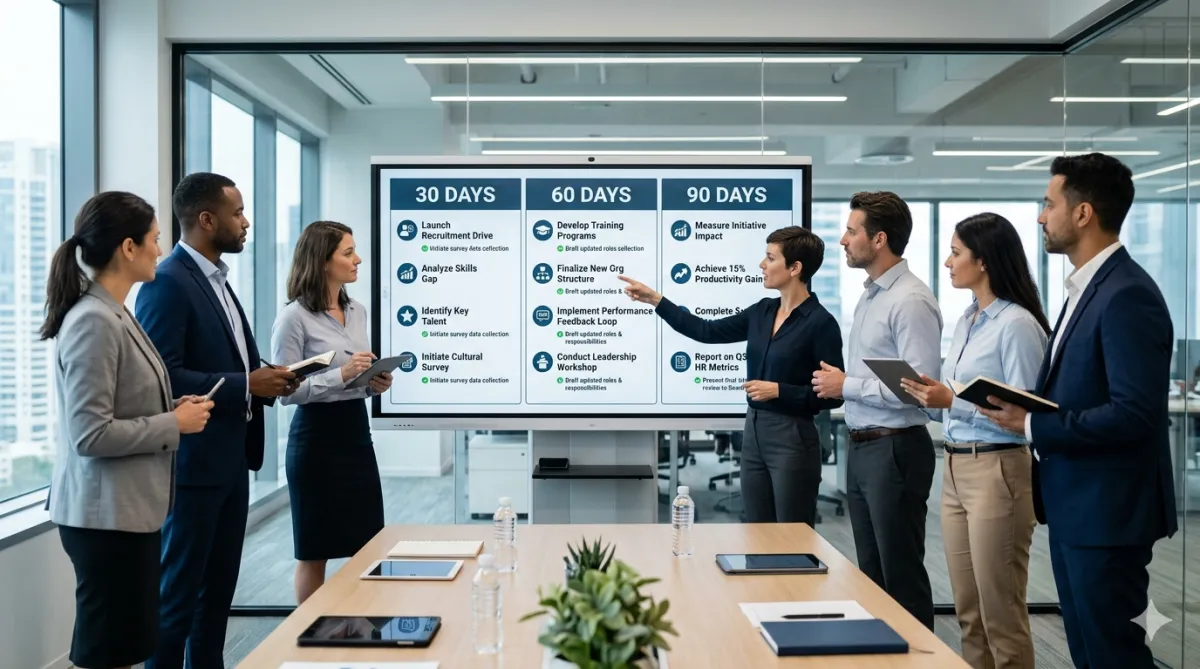 The 30–60–90 Day Framework to Restore Leadership Clarity and HR Control
