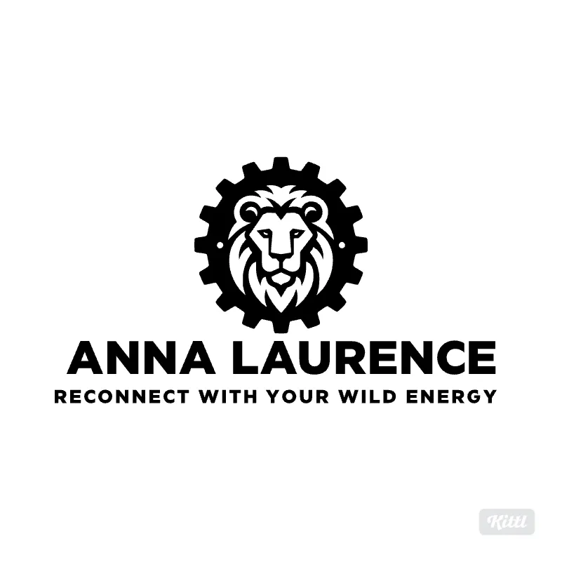 anna laurence logo a lion
