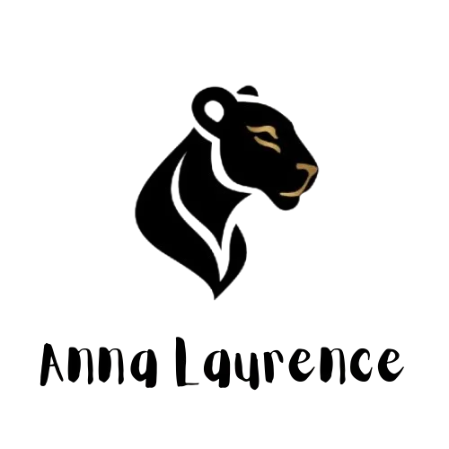 logo anna laurence coaching with a lion