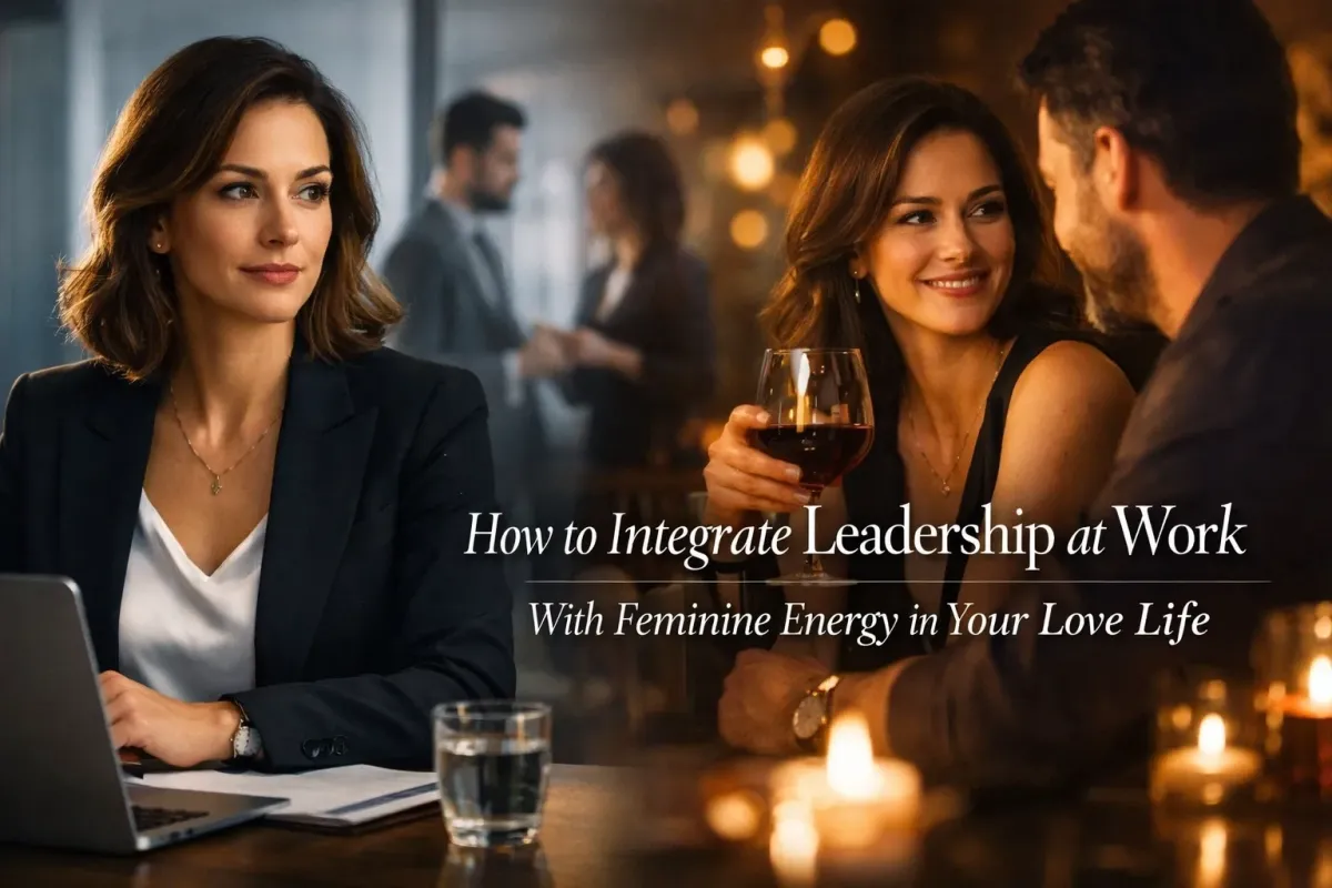 How to Integrate Leadership at Work With Feminine Energy in Your Love Life