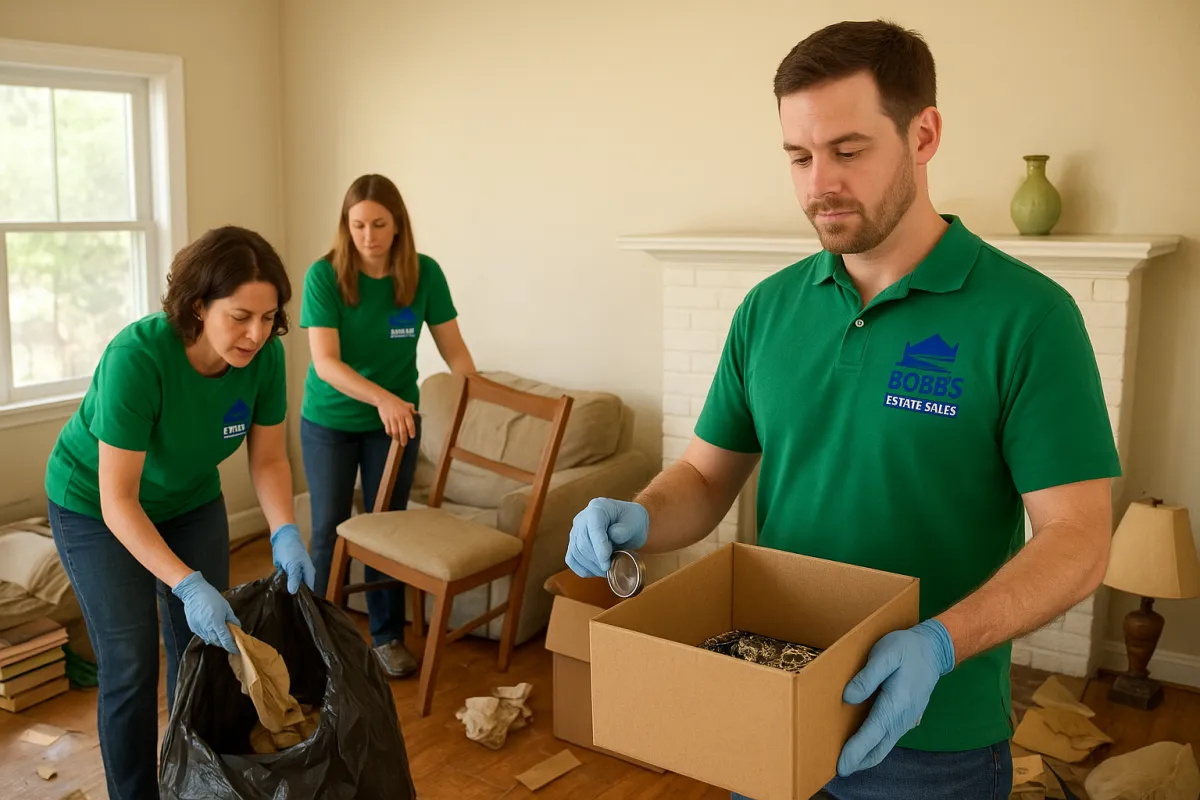 a wooden block that says trust, surrounded by blue flowers