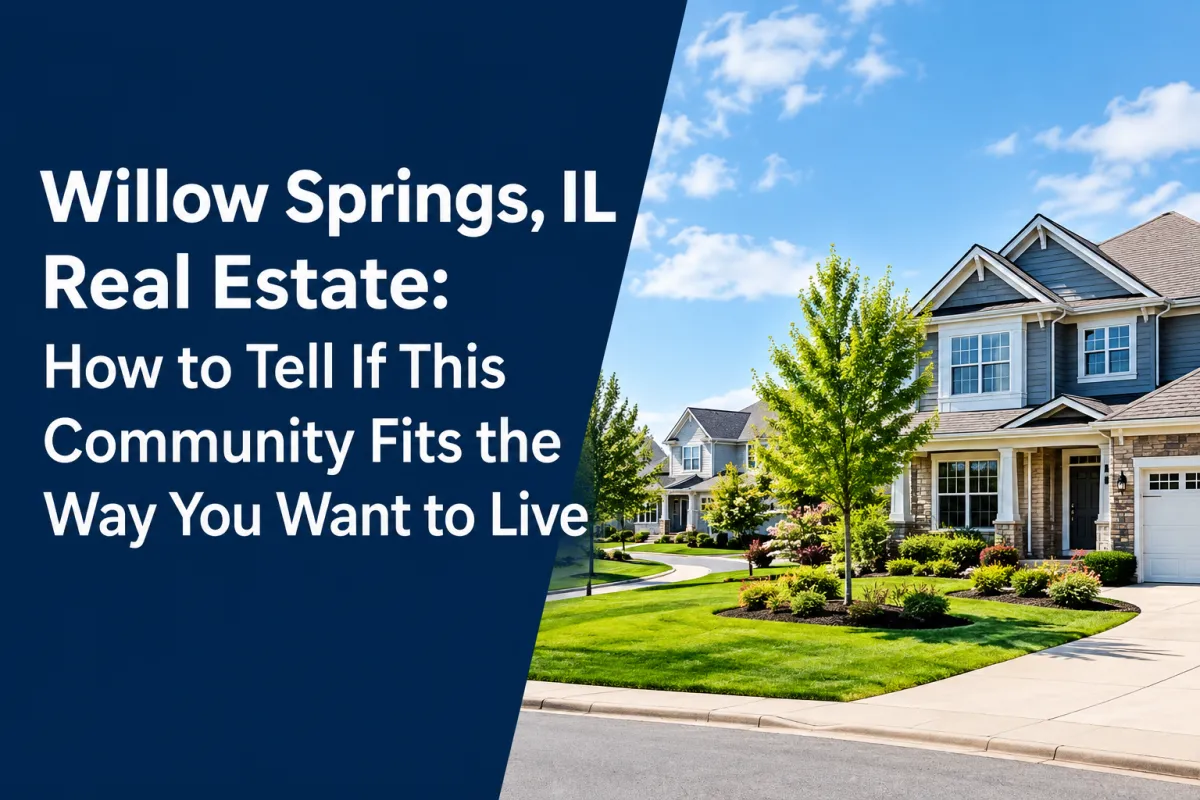 Willow Springs IL real estate homes and community for home buyers