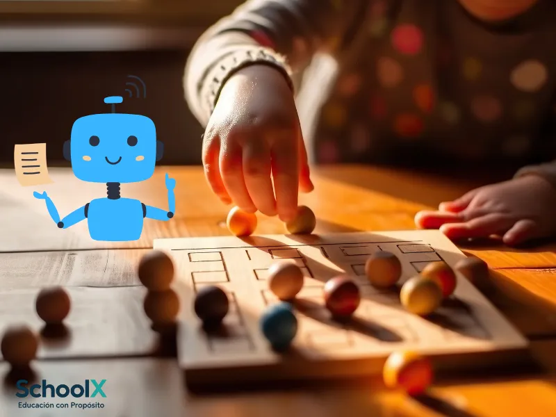 blue and white light fixture