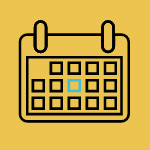 Clock and booking calendar GIF