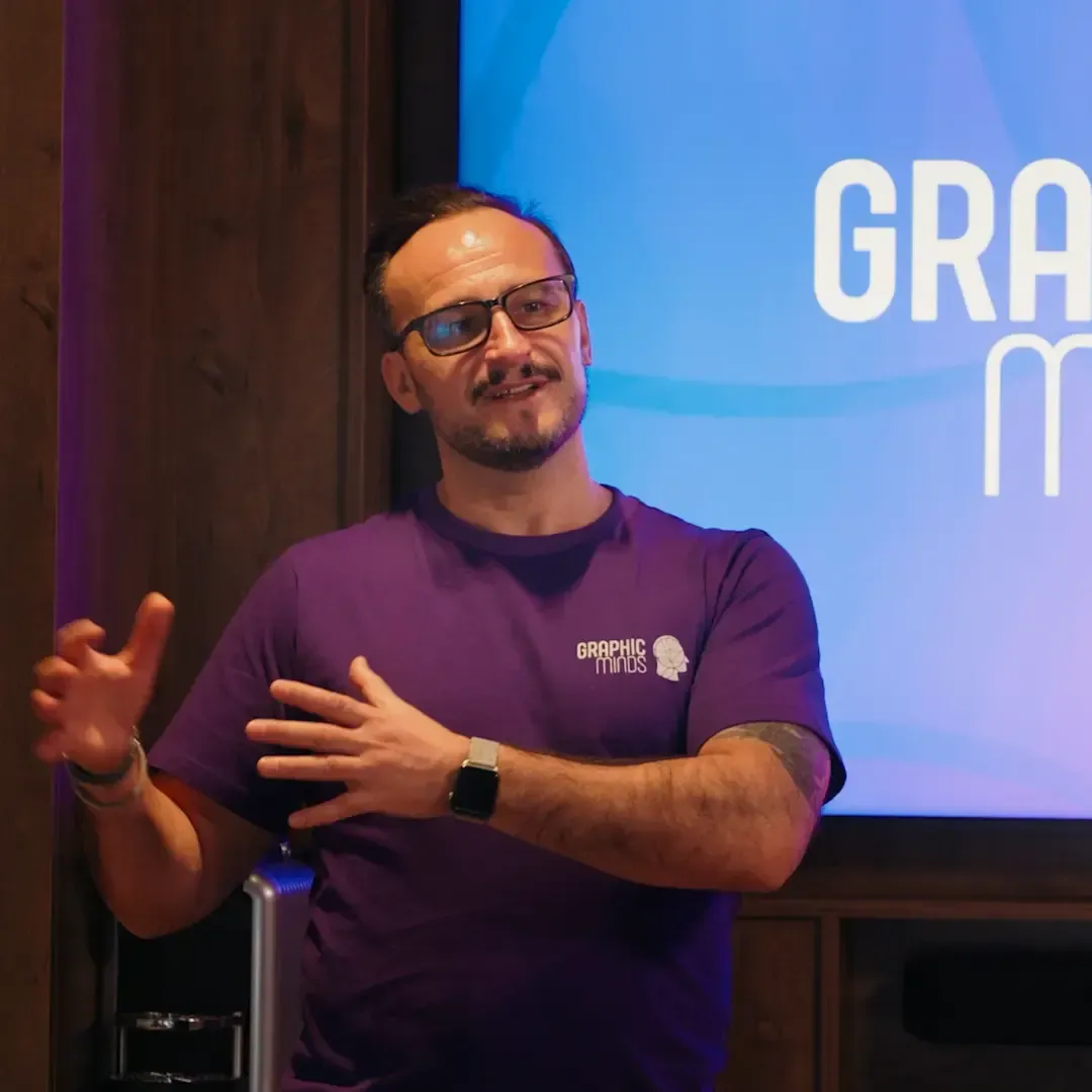 Florin i GraphicMinds underviser