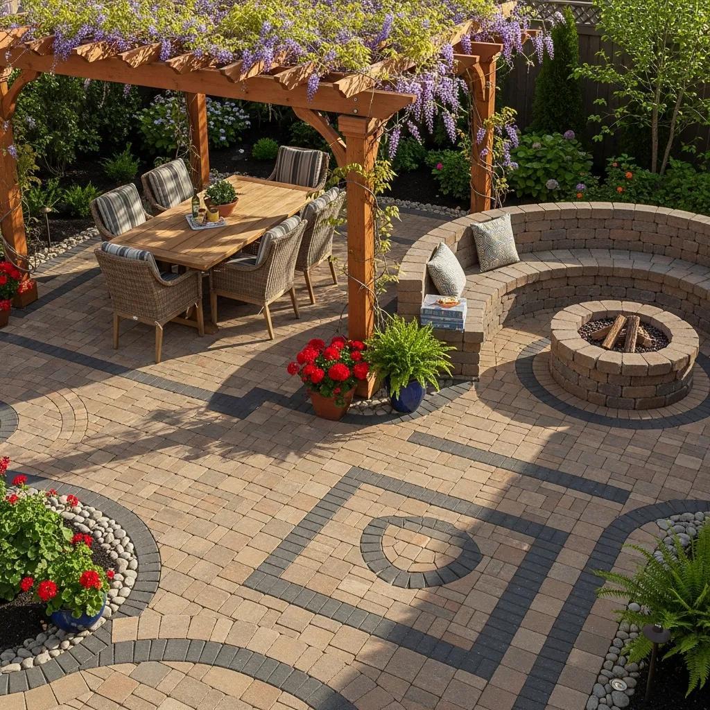 Custom patio pavers in San Antonio, Texas