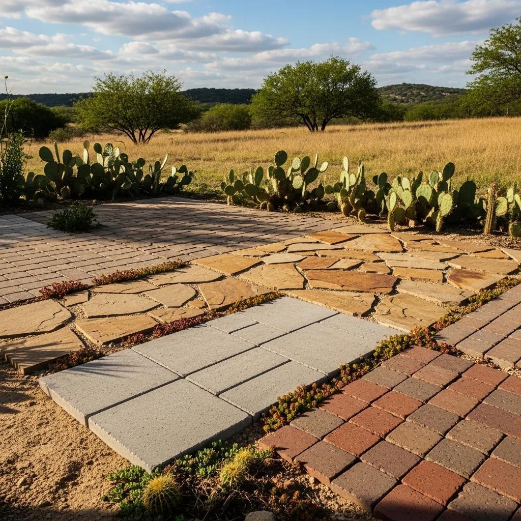 Paver materials for Texas climate