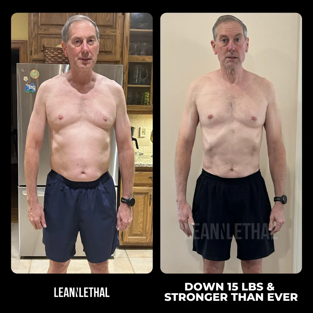 Awesome transformation from Lean and Lethal Online Fitness Coaching for Men