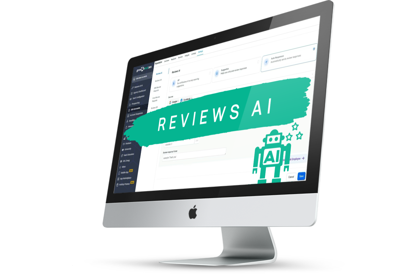 Reviews AI with GrowthHub365