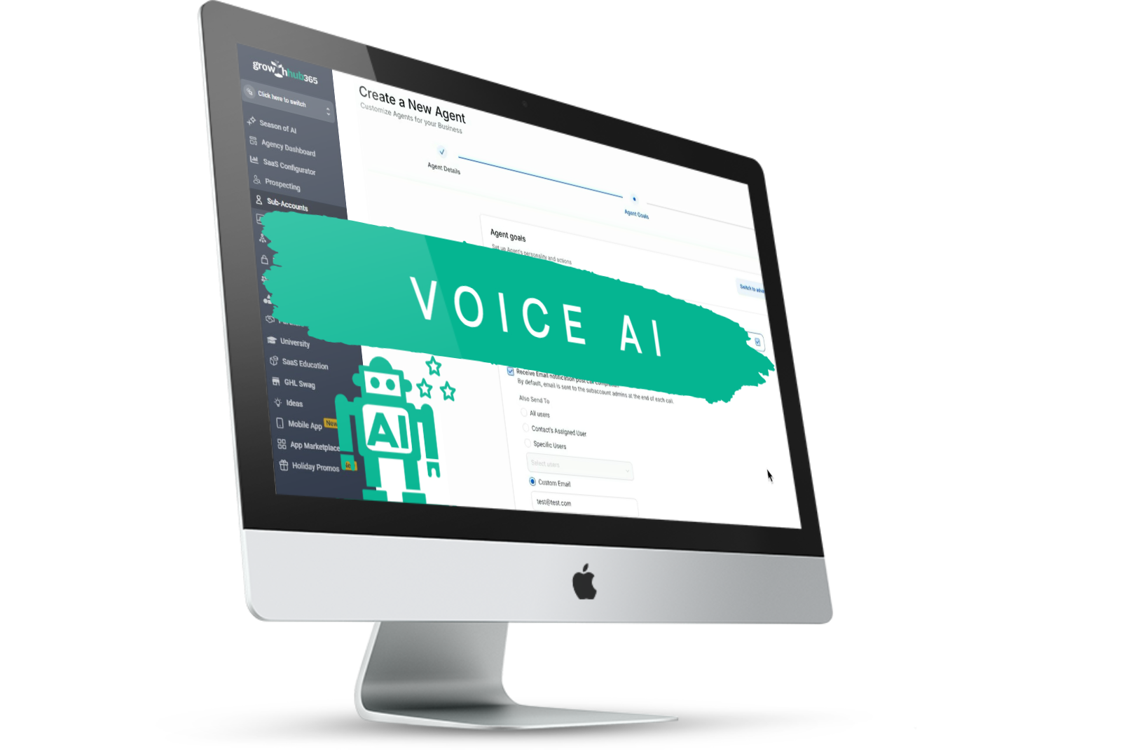 Voice AI with GrowthHub365