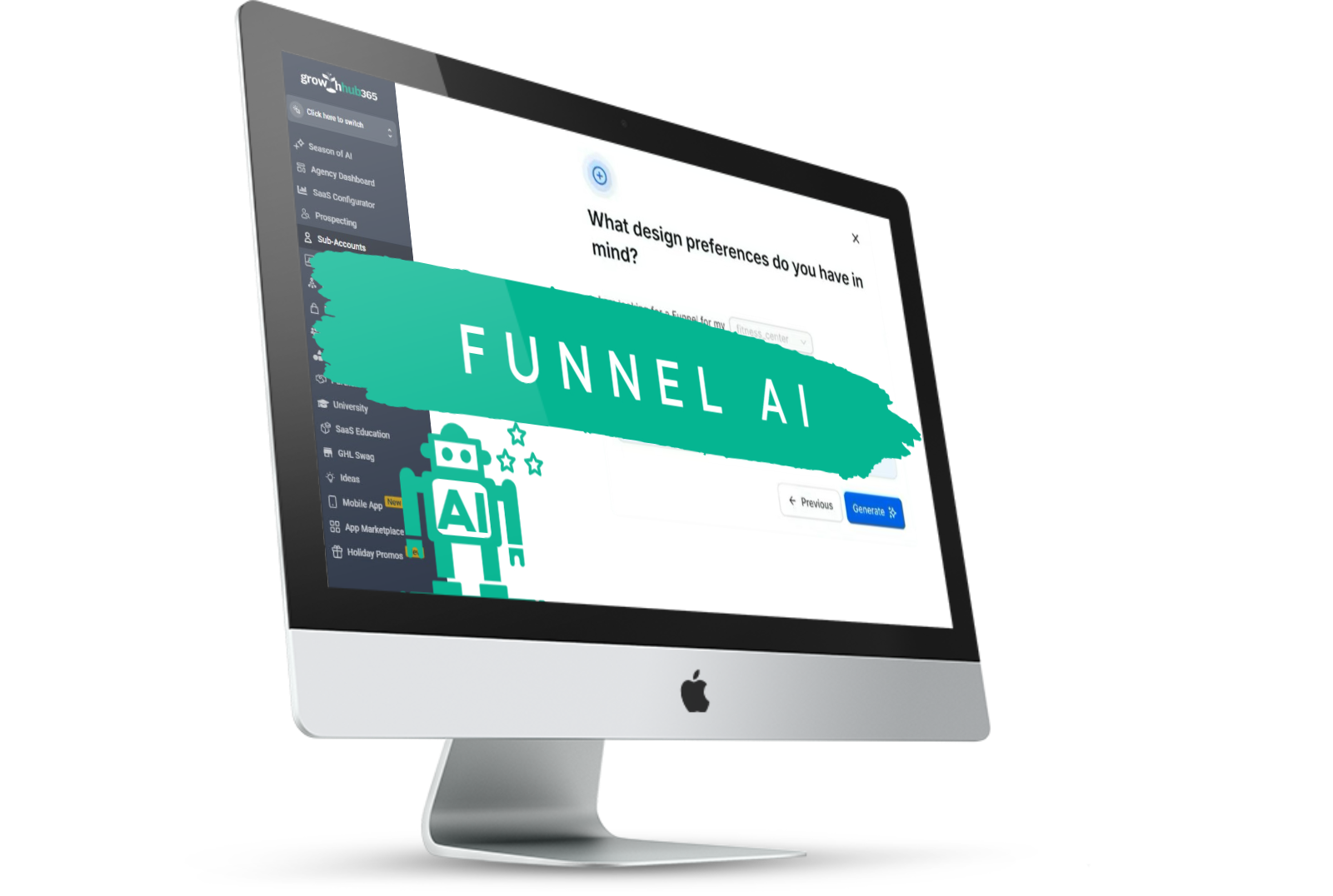 Funnel AI with GrowthHub365