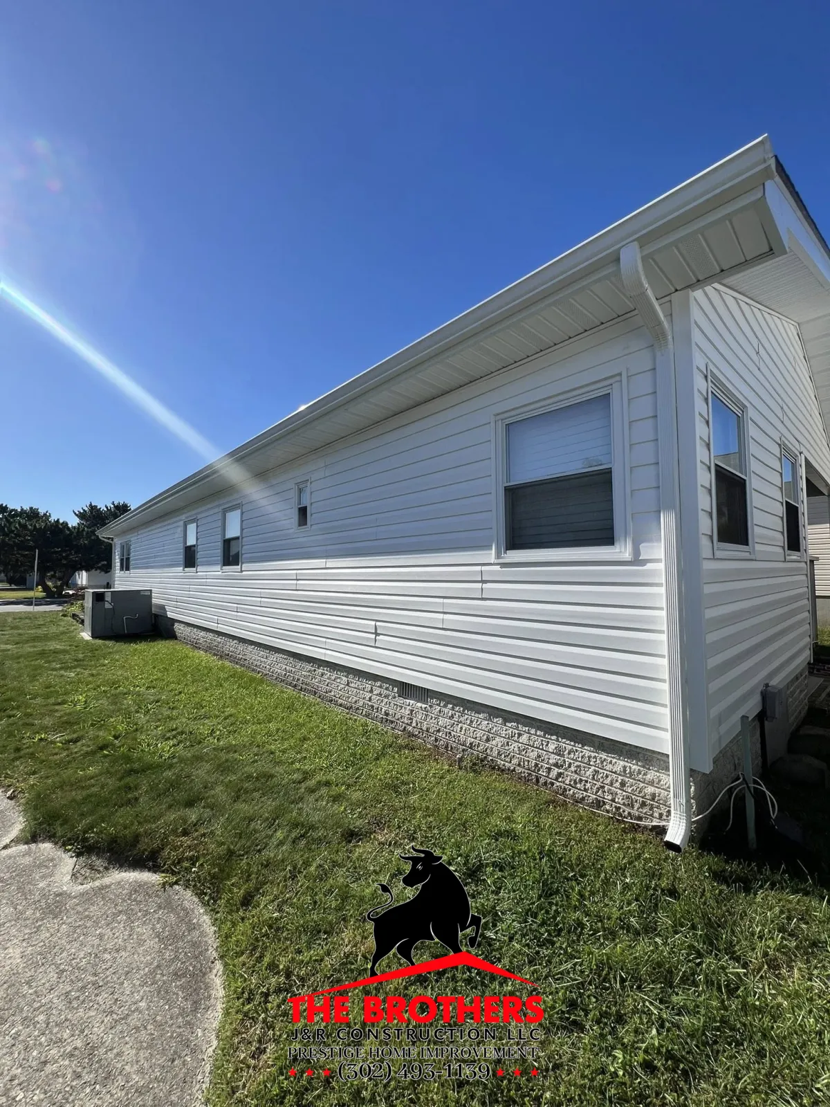 Exterior house painting services for residential property in Lewes DE