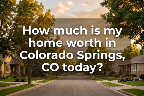 Wide-angle view of a Colorado Springs home in a scenic setting