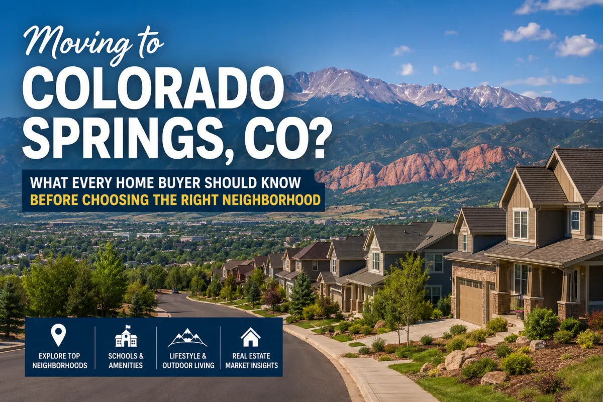 Moving to Colorado Springs, CO? Ted Bachara helps buyers find the right neighborhood 
