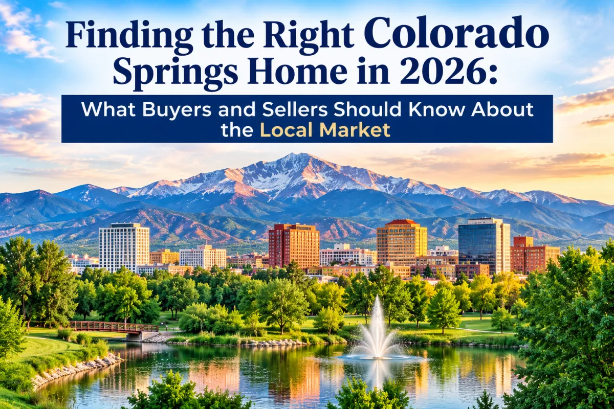 Colorado Springs real estate broker helping buyers and sellers navigate local communities in 2026