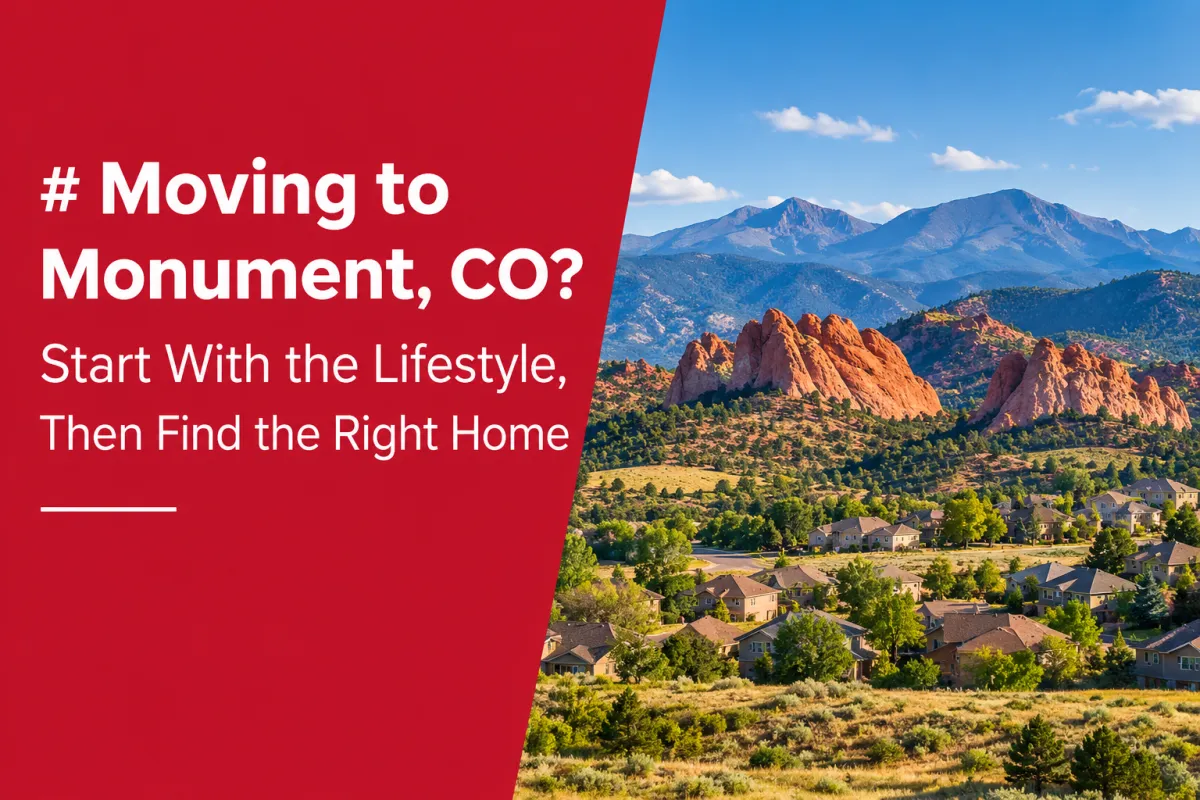Moving to Monument CO and finding the right home