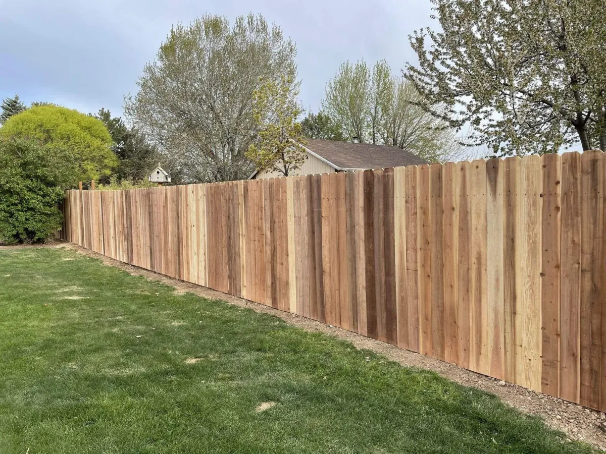 wood fence staining and repair in meridian idaho