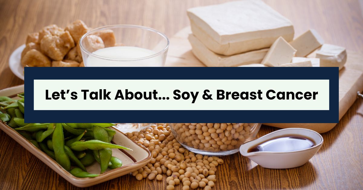 Assortment of soy foods