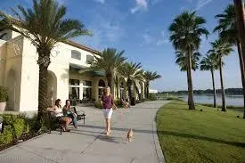 Cedar deck and railing in Baldwin Park, Orlando