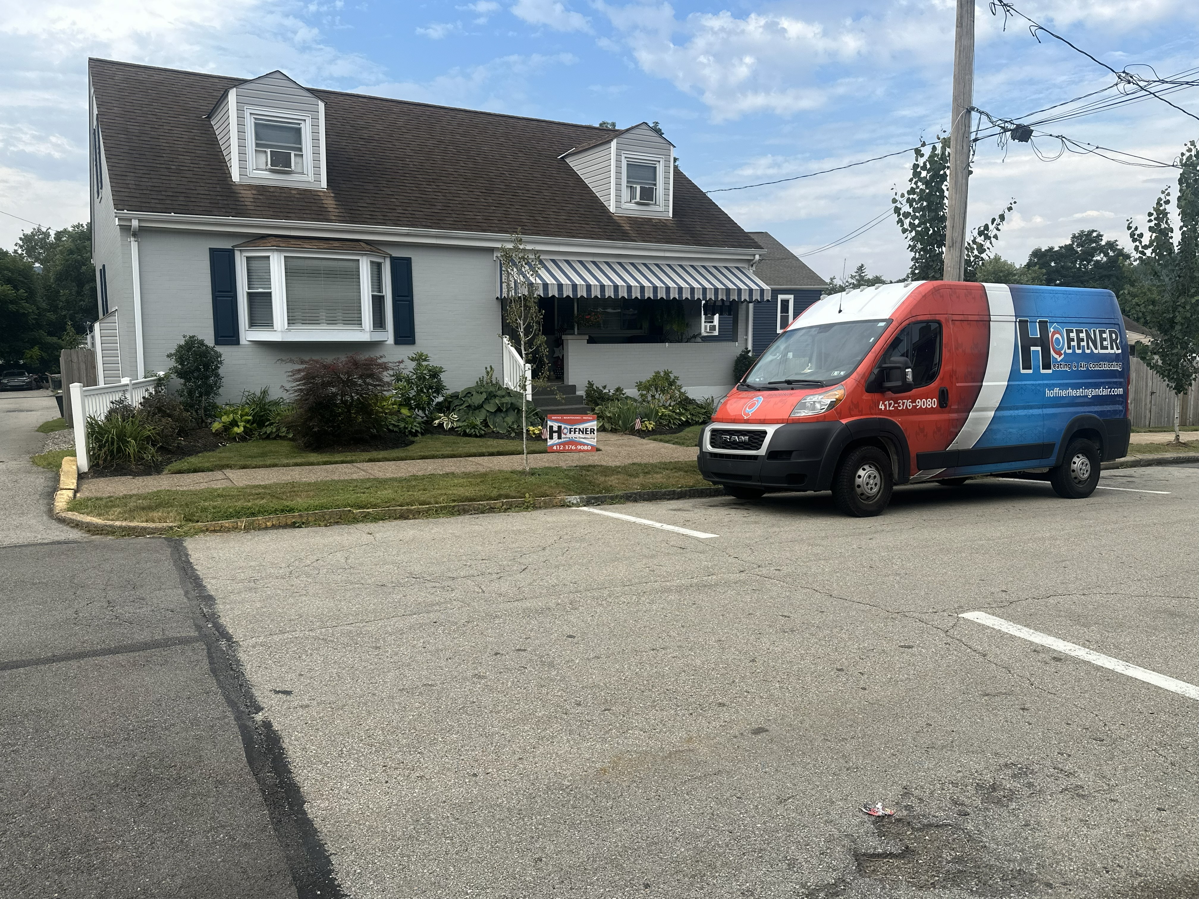 Indoor air quality testing in a Pittsburgh home