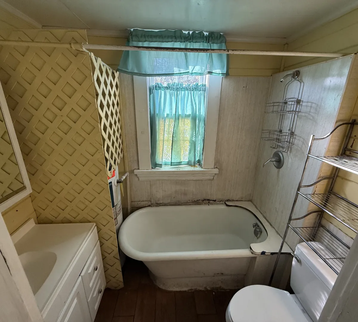 100 yea old home bathroom remodel