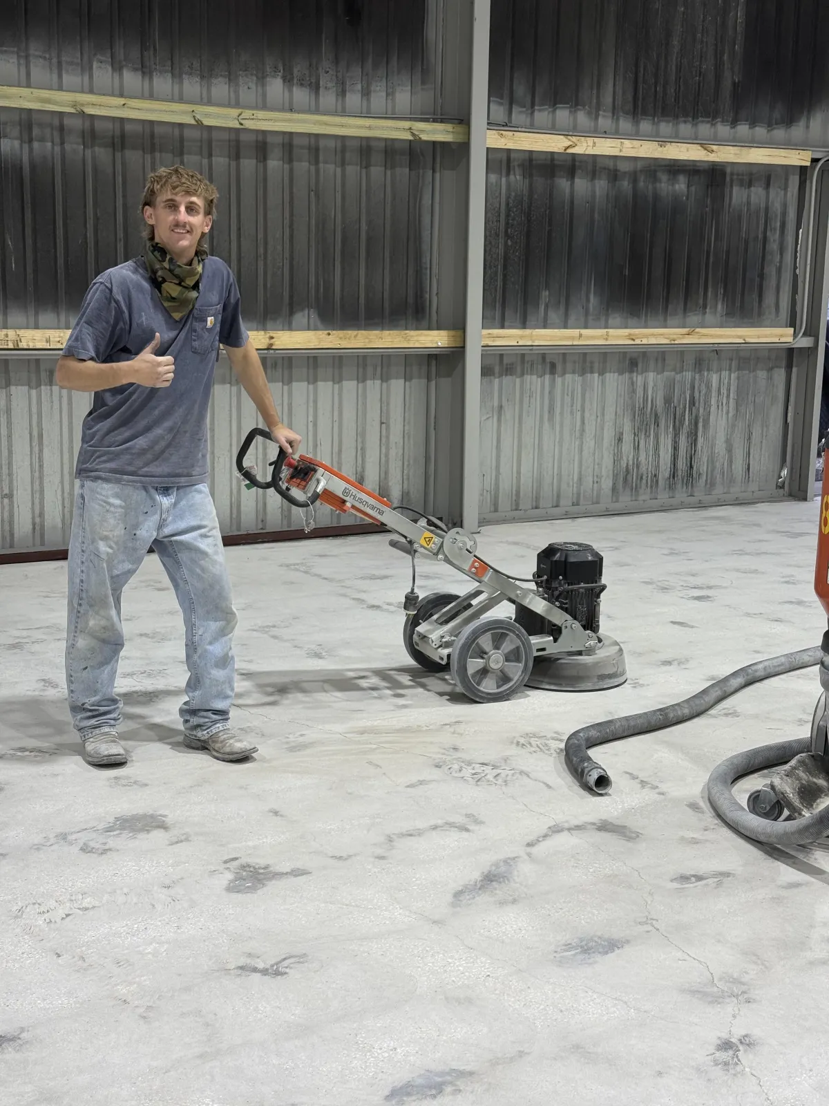 Construction crane against modern glass building