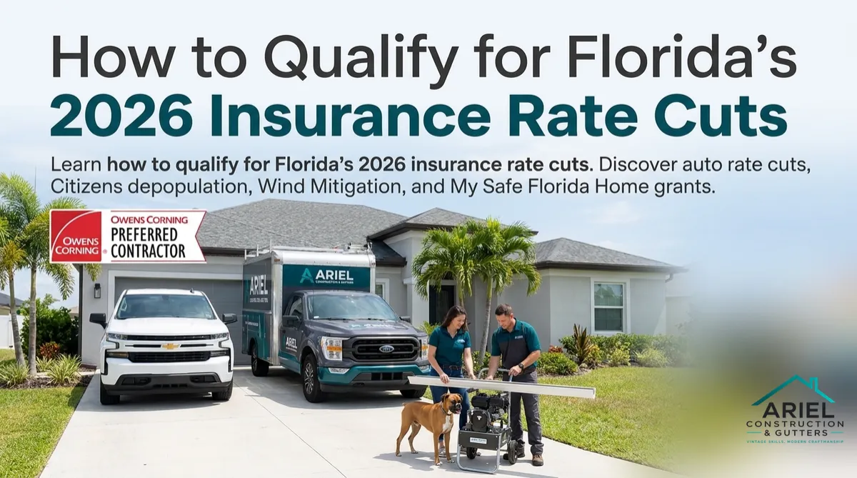 How to Qualify for Florida's 2026 Insurance Rate Cuts