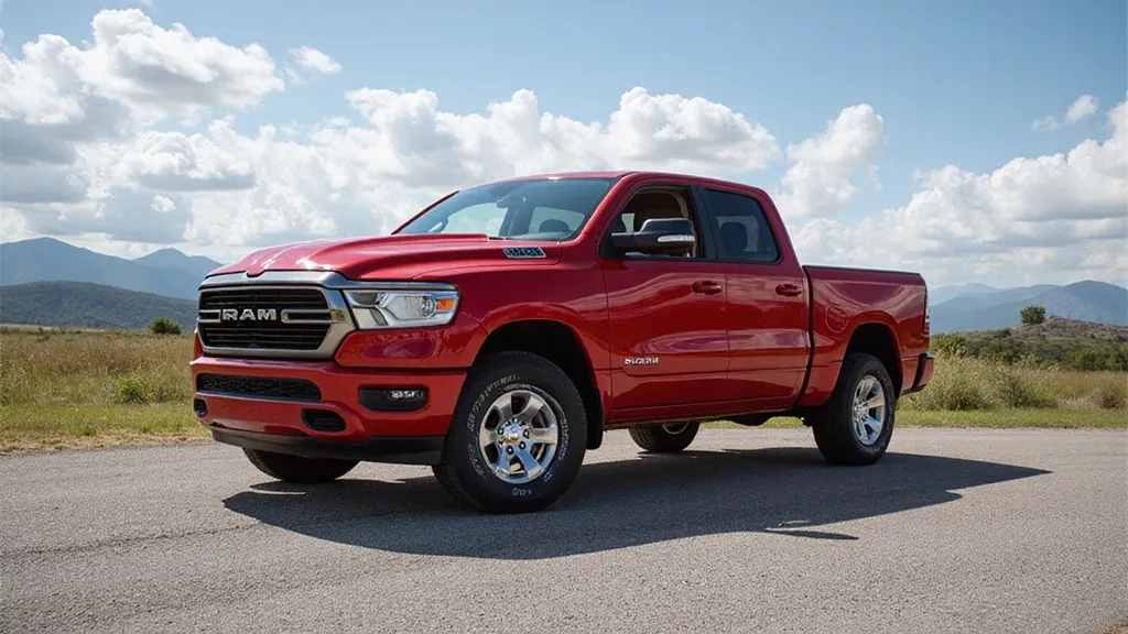 Ram 1500 service illustration for a Plumbing business.