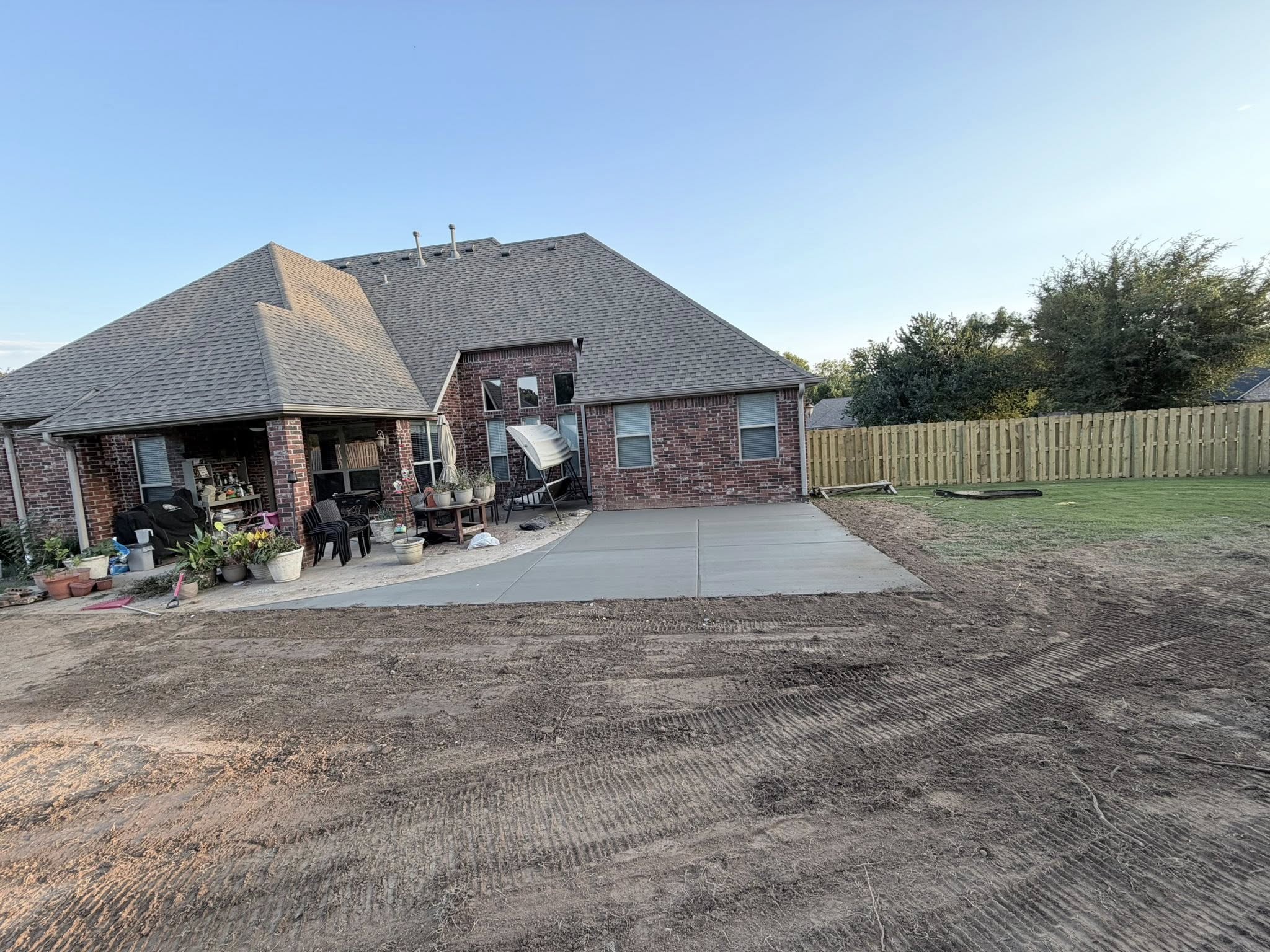 Reinforced concrete foundation with rebar installation in Northwest Arkansas