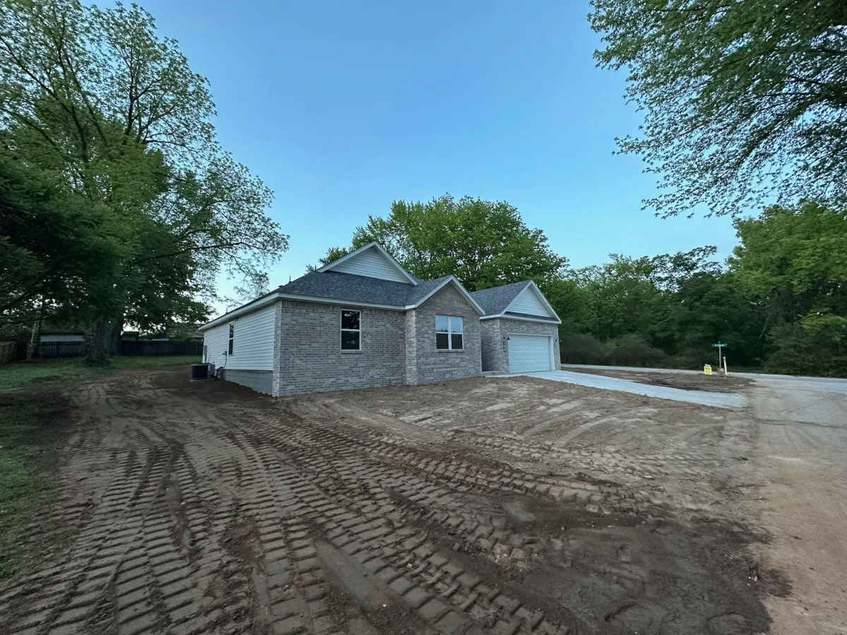 Major regrading and site preparation by TRS Concrete & Hardscapes LLC in Springdale AR