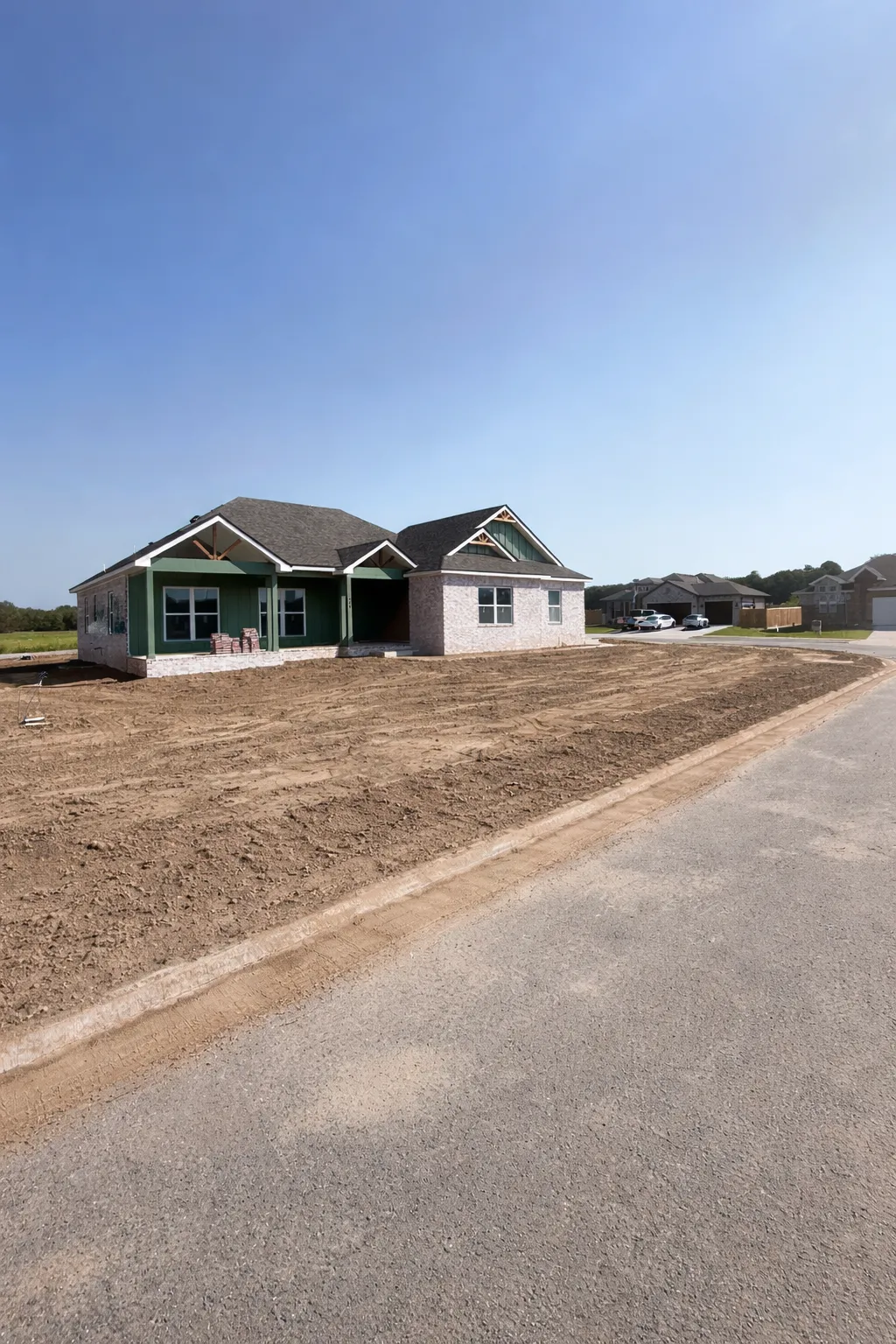 Major regrading and site preparation in Springdale AR for residential concrete foundation project