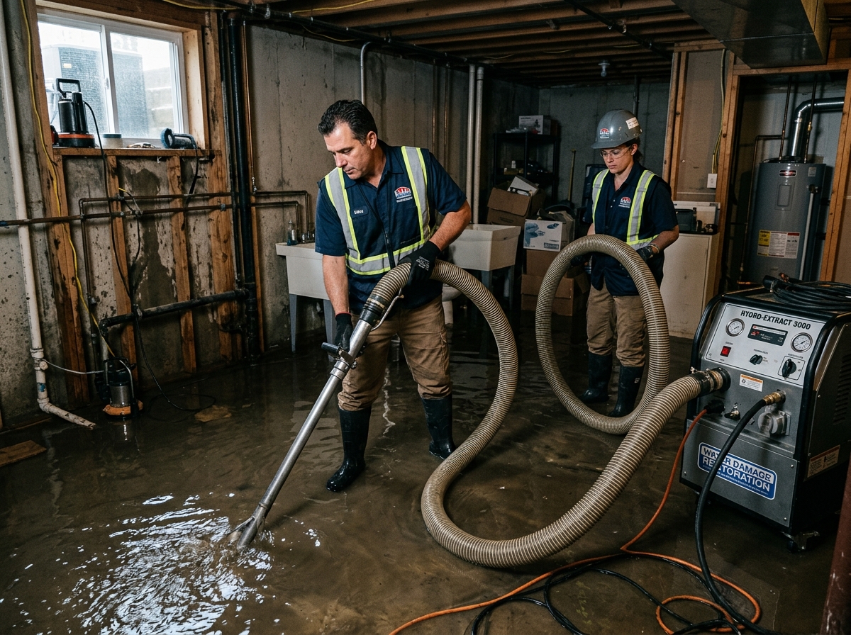 emergency water extraction services
