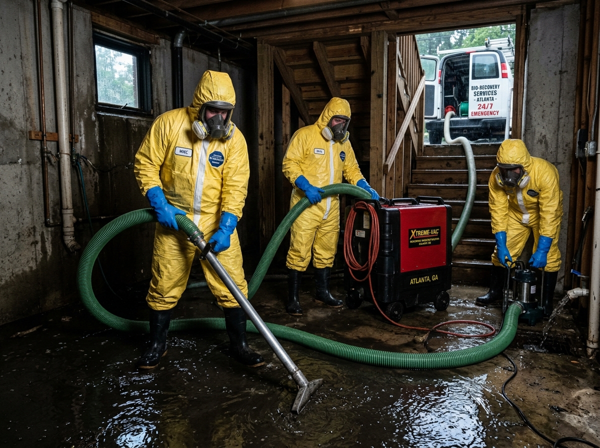 A Professional Guide to Atlanta Biohazard and Sewage Remediation