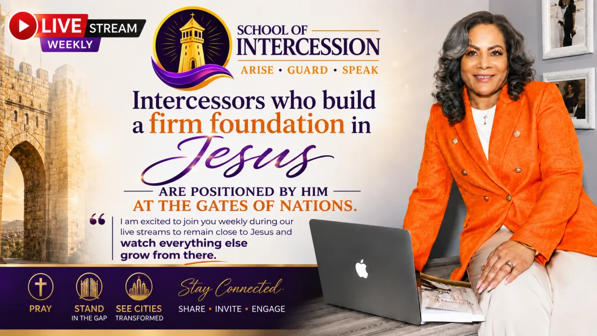 School of Intercession weekly live stream banner
