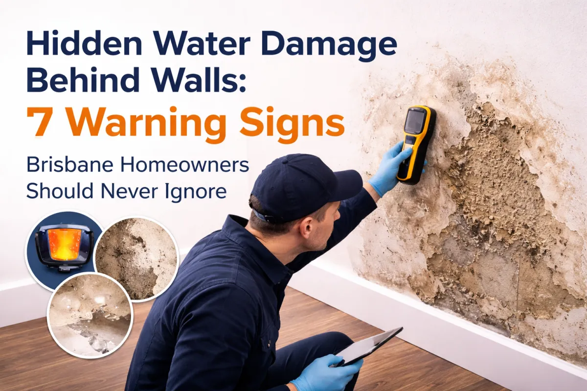 Hidden Water Damage Behind Walls: 7 Warning Signs