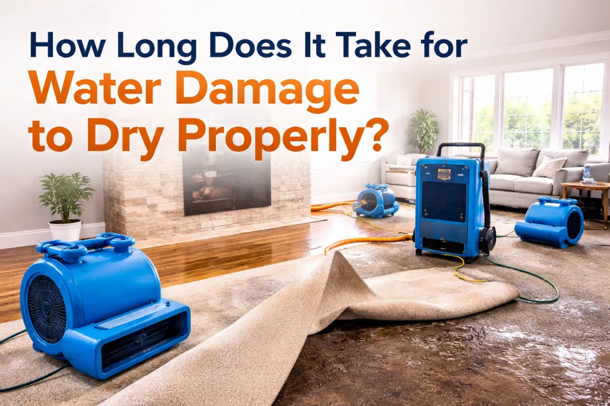 How Long Does Water Damage Take to Dry? | Brisbane Drying Guide