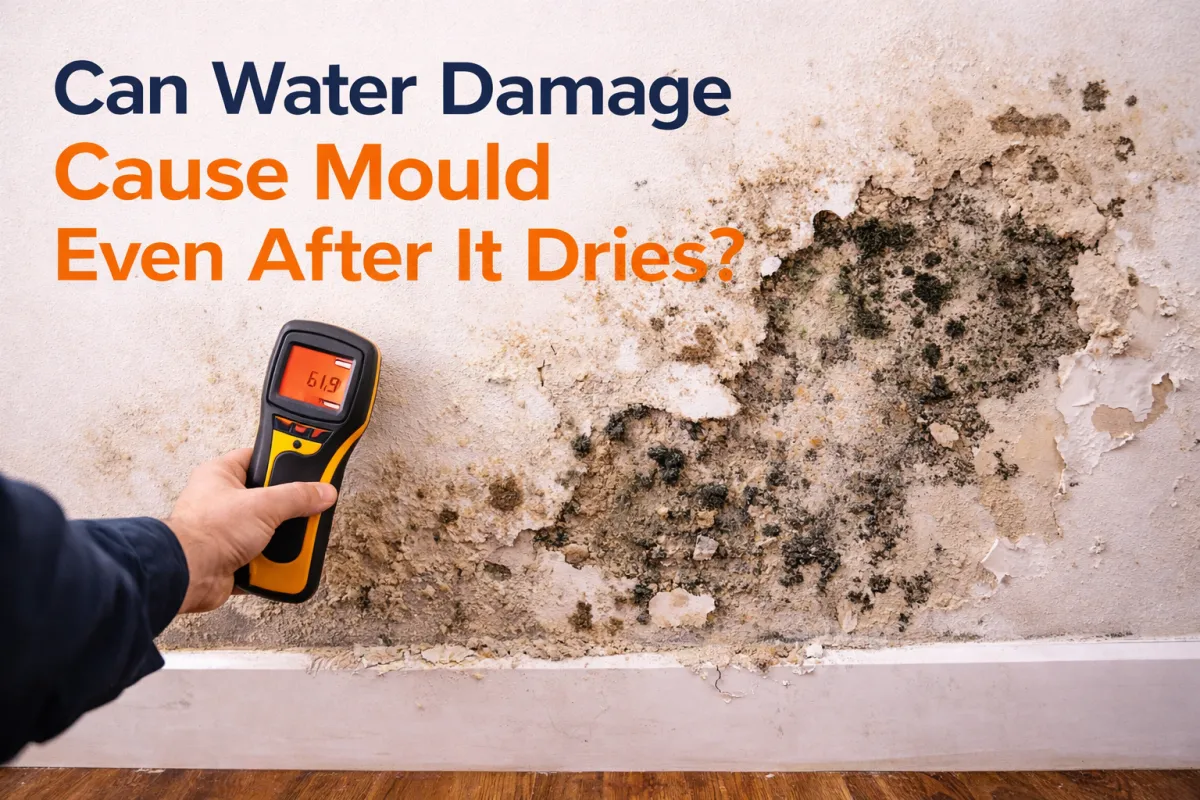 Can Water Damage Cause Mould After It Dries?