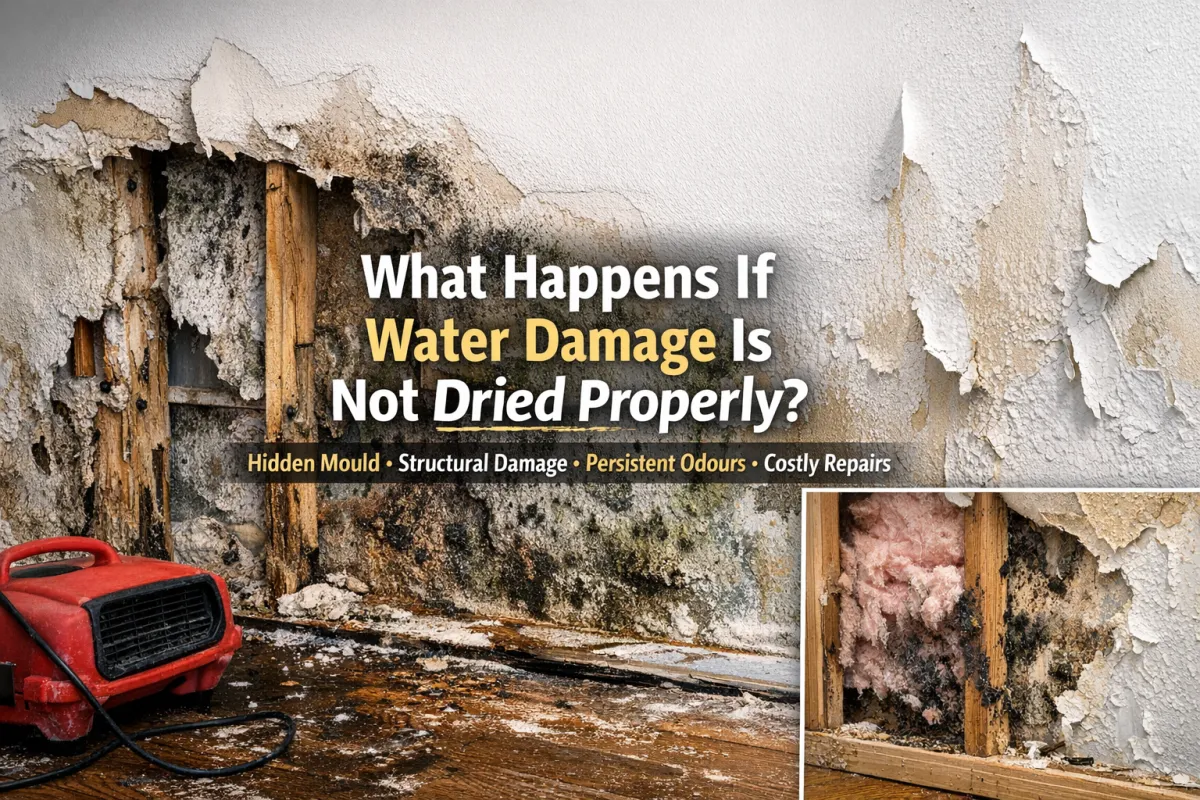 What Happens If Water Damage Isn’t Dried Properly?