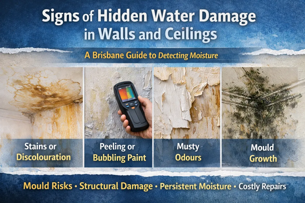 Signs of Hidden Water Damage in Walls and Ceilings