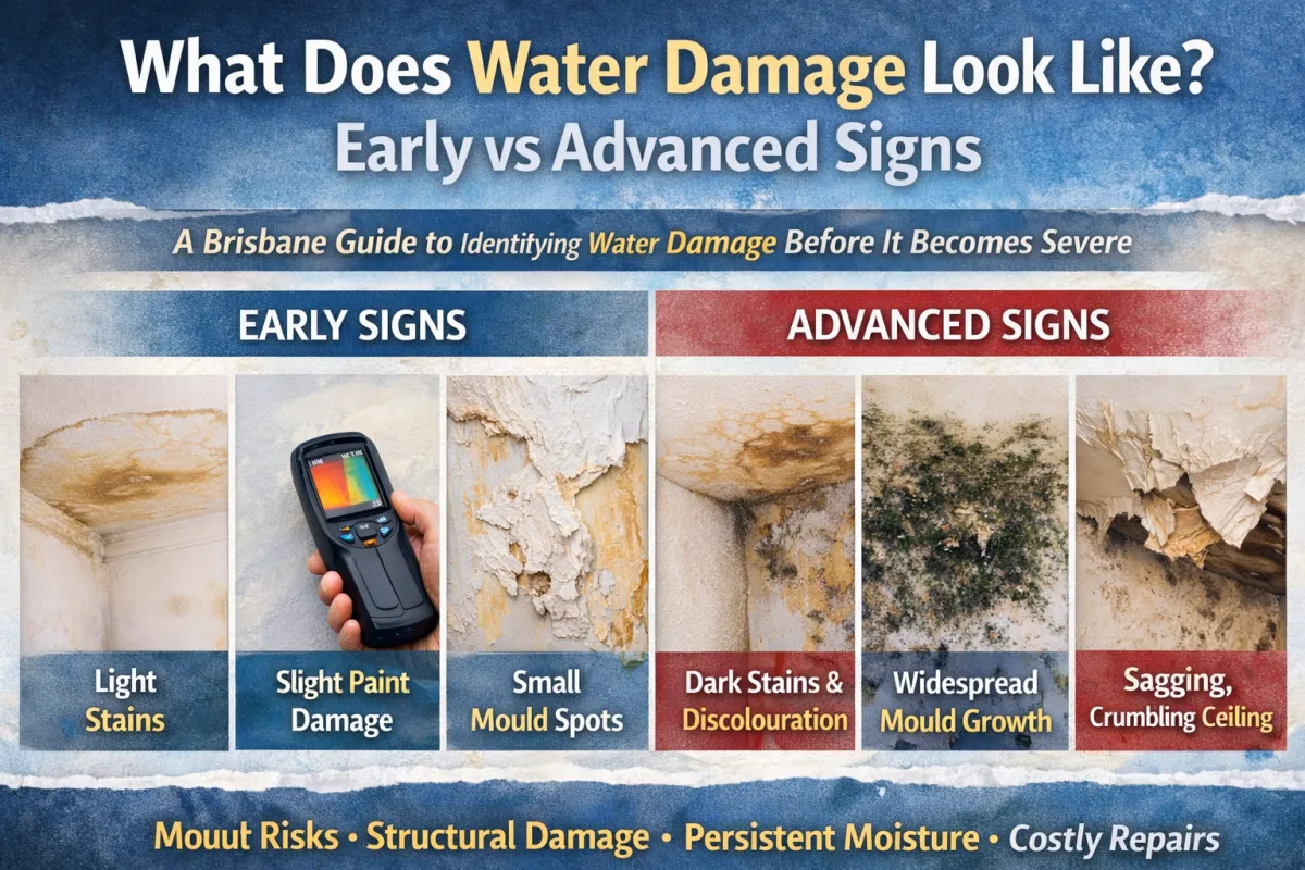 What Does Water Damage Look Like? Early vs Advanced Signs