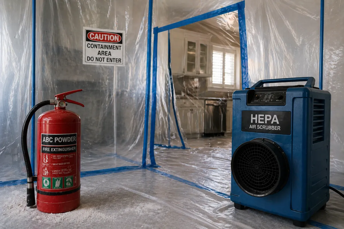 Fire Extinguisher Powder Cleanup Services