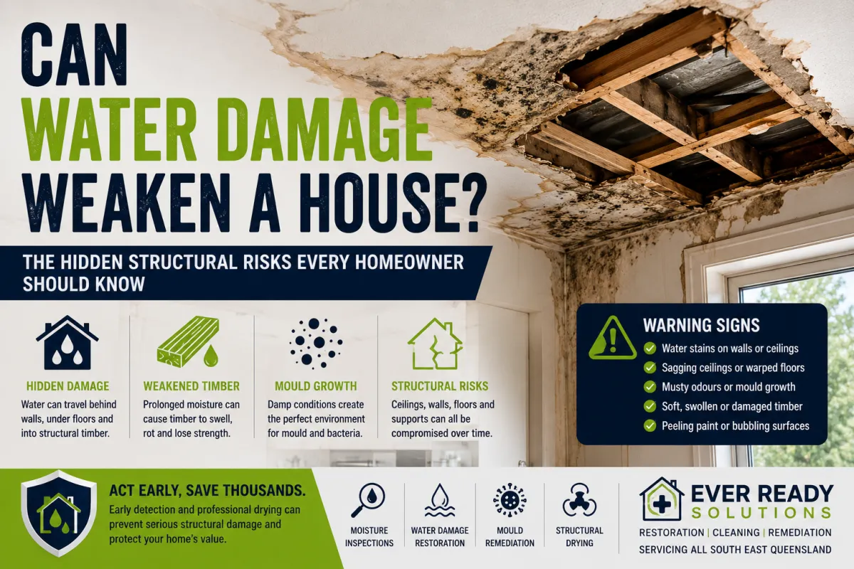 Can Water Damage Weaken a House? Signs of Structural Water Damage