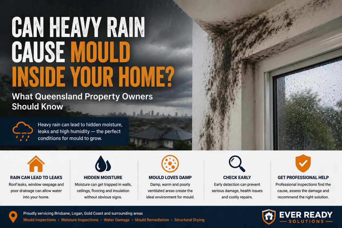 Can Heavy Rain Cause Mould Inside Your Home? What Queensland Property Owners Should Know