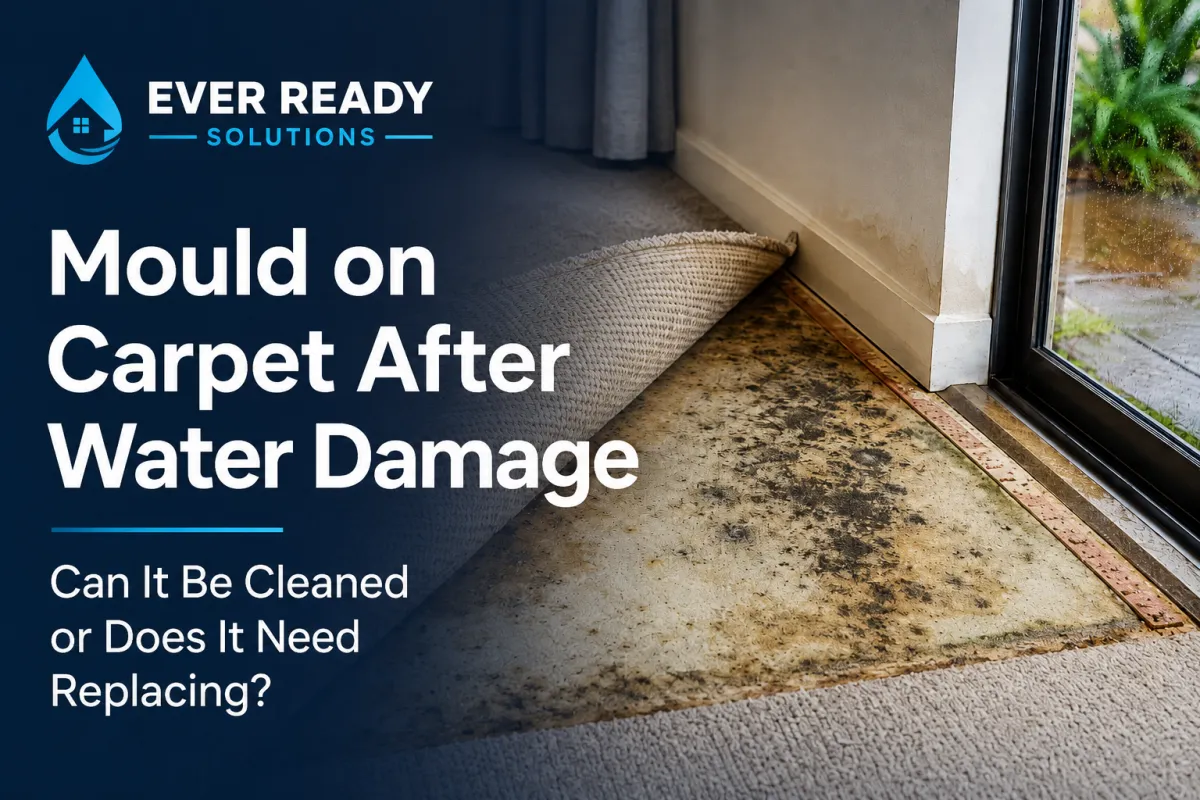 Mould on Carpet After Water Damage: Can It Be Cleaned or Does It Need Replacing?