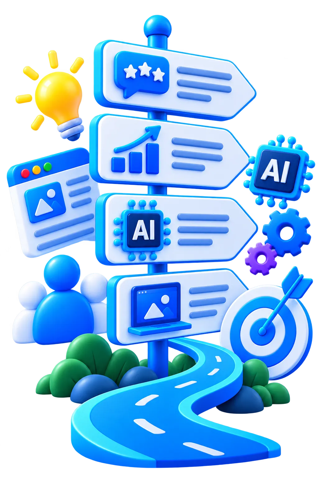 Laptop with All AI Ad Platforms