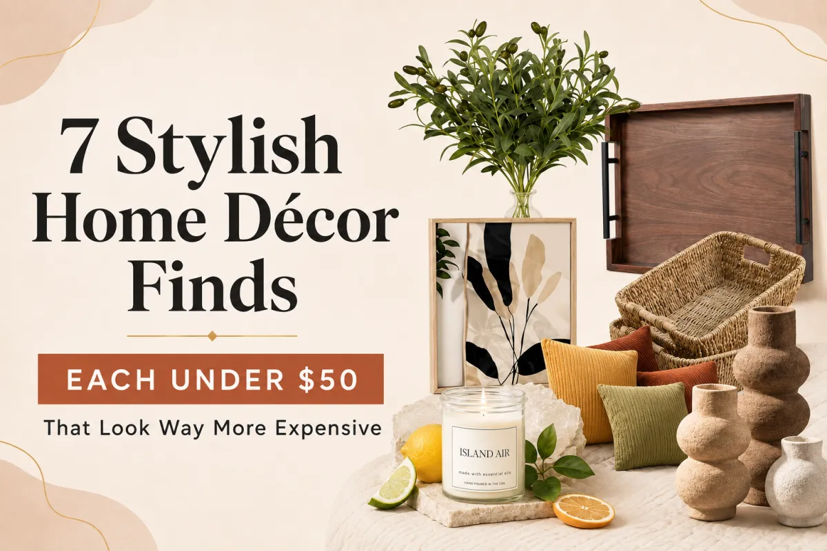 Stylish Home Décor Finds Each Under $50