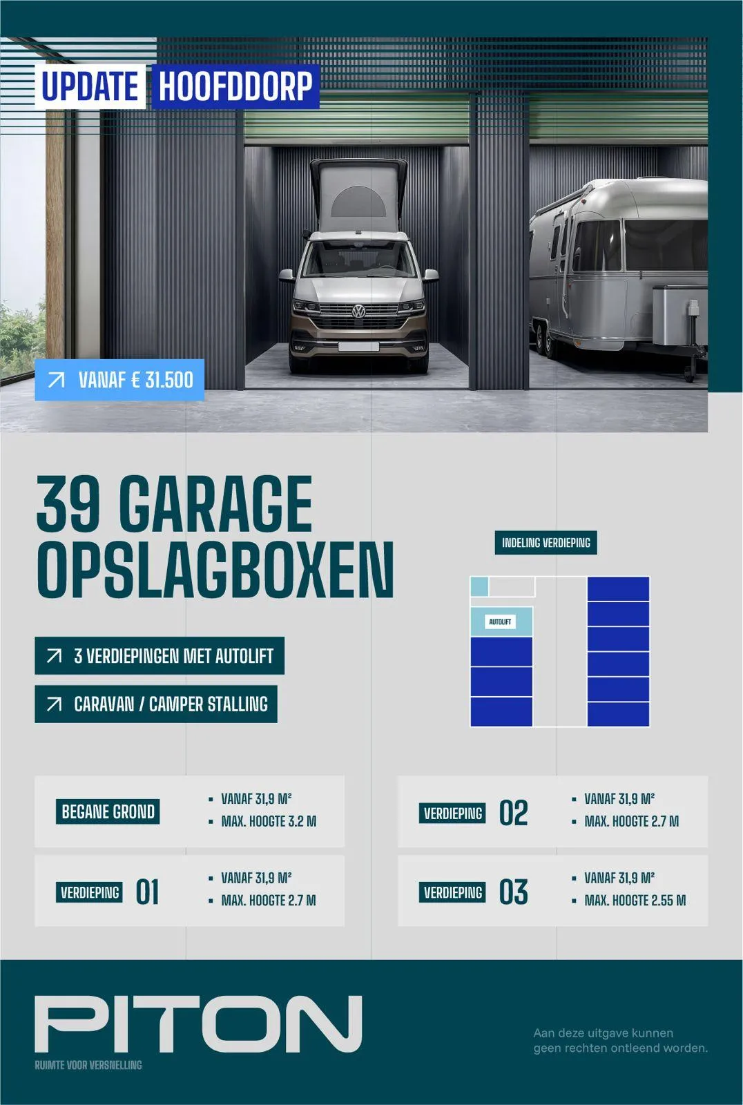 Premium opslagboxen in Hoofddorp met autolift en voertuigtoegang