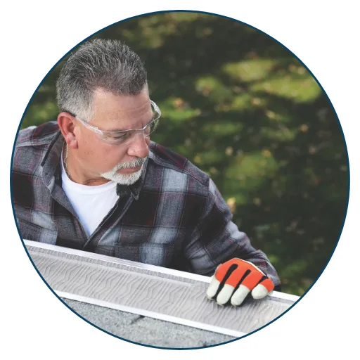 Owner Michael Lowrie providing gutter inspection in Arvada