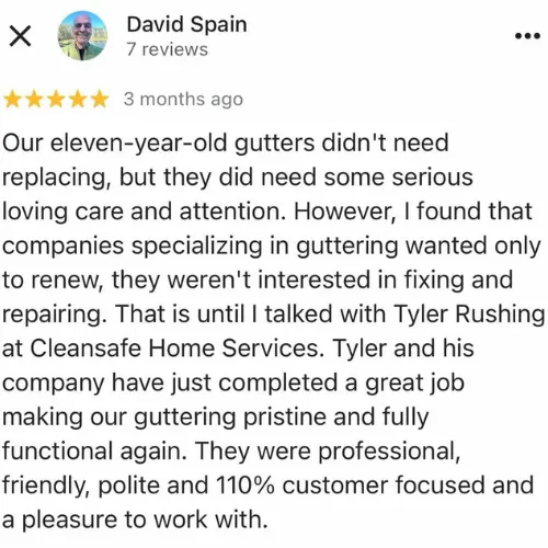 gutter cleaning ja beach